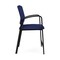 Lesro Newport Wide Hip Chair Metal Frame, Black, OH Cobalt Upholstery NP1261 - alternate 3